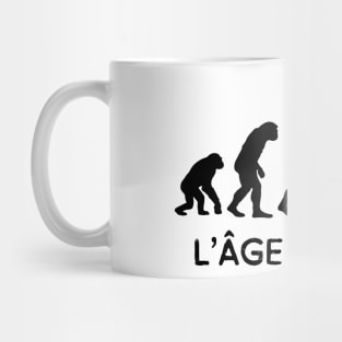 French Darwin evolution beer Mug